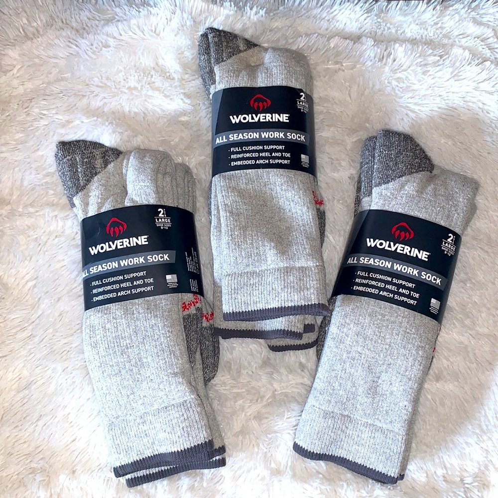 WOLVERINE ALL SEASON WORK SOCKS